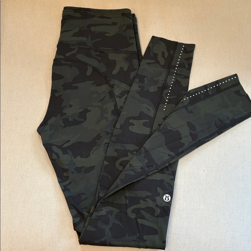 Lululemon Fast and Free High-rise 5-pocket 25” Camo Leggings (6)